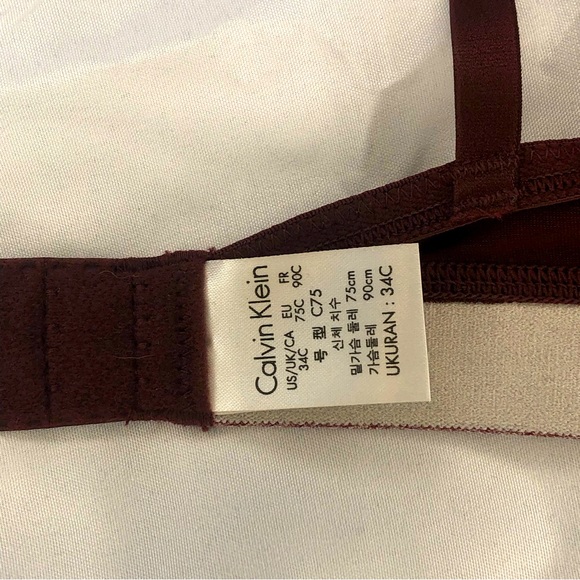 Calvin Klein Purple Push Up Bra - Picture 5 of 6